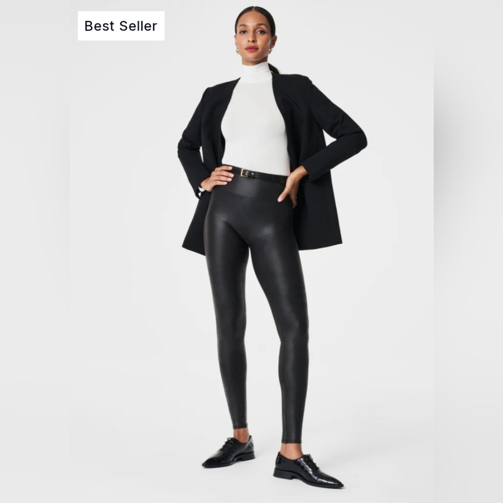 Spanx faux leather leggings